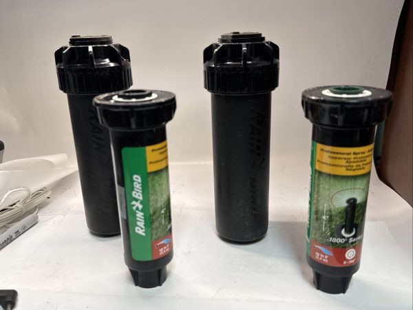 Lot of Rain Bird Sprinklers and Rotor Head 5000 Sprinkler Head Adjustable.