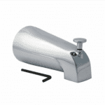 .197C SLIP-ON DIVERTER TUB SPOUT, 1/2 IN, FOR USE WITH COPPER PIPE, POLISHED CHR