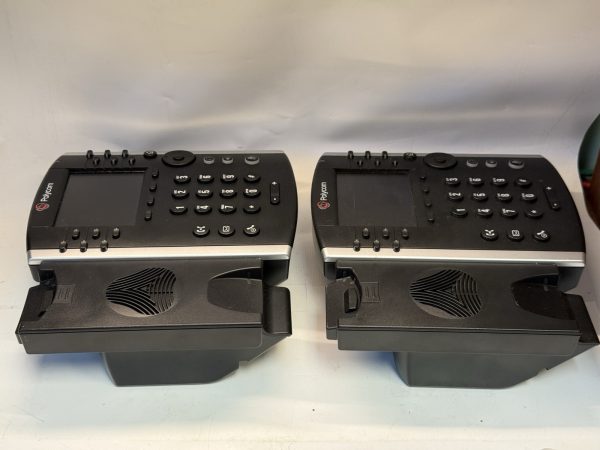 2 units of Used Polycom VVX 411 IP Phone (No stand, No accessories)