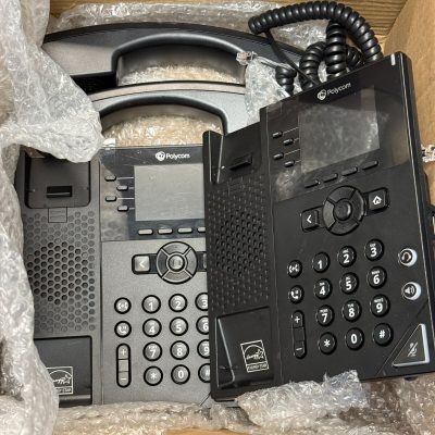 2 Units of Poly VVX 250 IP Phone - Black (89B62AA#AC3)