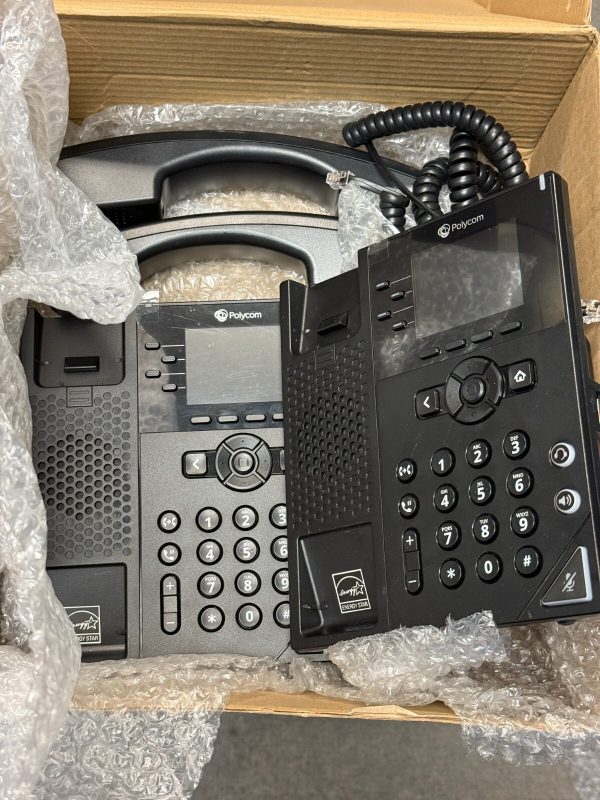 2 Units of Poly VVX 250 IP Phone - Black (89B62AA#AC3)