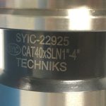 Techniks SYIC-22915 -4.00, CAT40 x SLN 1"-4.00" CAT Side Lock End Mill Holder