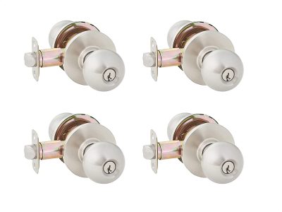 AmazonCommercial-Grade-2-Entry-Door-Knob-Handle-with-Cylindrical-Lockset-Satin-Nickel-Finish-2-Pack-B07RQWVPDT-2