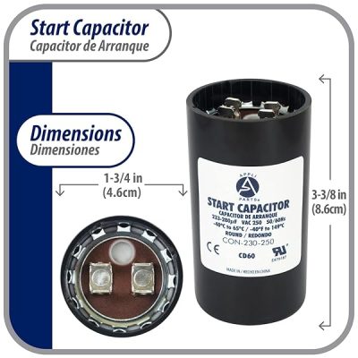 Appli-Parts-motor-start-capacitor-233-280-Mfd-microfarads-uF-250VAC-universal-fit-for-electric-motor-applications-1-3-B01FSQQ24S-2