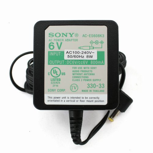 Genuine-Sony-AC-ES608K3-AC-Power-Adapter-6V-800mA-Wall-Charger-Adapter-US-Plug-B00A71ULWY
