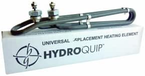 HydroQuip 5.5KW, 240 Volt Flo-Thru Universal Heating Element with Mounting Hardware for Swimming Pools or Spas Electric Heaters