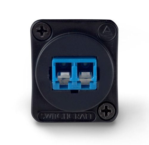 Switchcraft-EHLC2-LC-Fiber-Optic-Feedthru-Single-Mode-Black-Plastic-Housing-B00DJ4PXLU