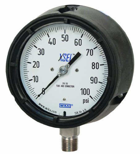 WIKA-9834057-Process-Pressure-Gauge-Liquid-Filled-Stainless-Steel-316L-Wetted-Parts-4-12-Dial-0-400-psi-Range-05-B002E87RQG